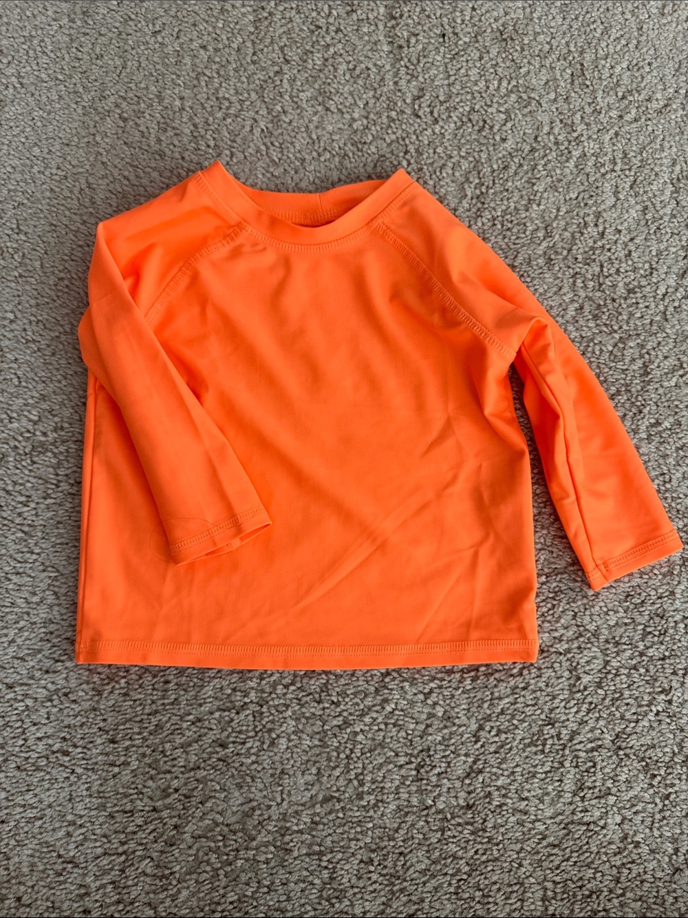Jumping Beans Rashguard - Bright Orange 12M